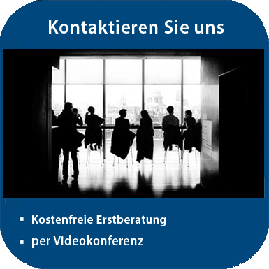Kontaktieren Sie uns - kostenloses Erstgespräch, Kostensicherheit. Standorte in Frankfurt und Darmstadt
